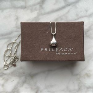 SILPADA Teardrop Pendant Necklace N1470